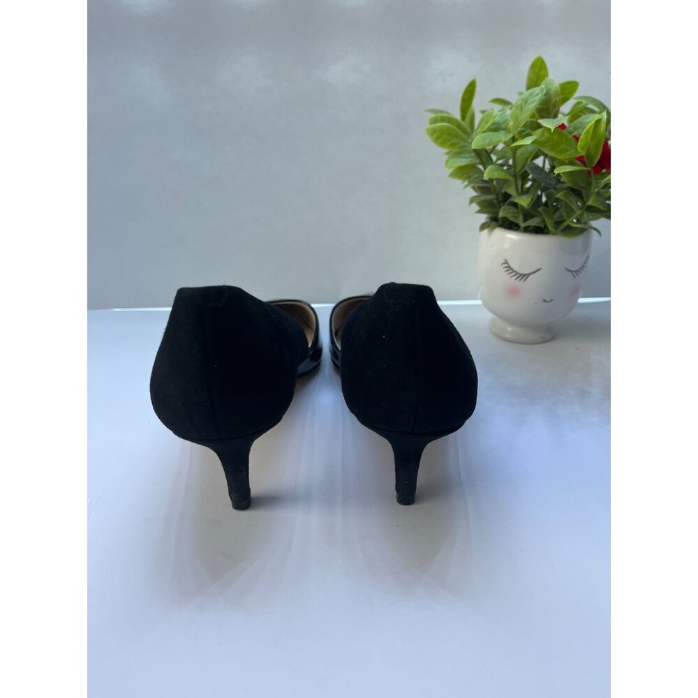 Louise et cie, women'S Black Leather pump Stilettos In size 7 - Picture 6 of 11